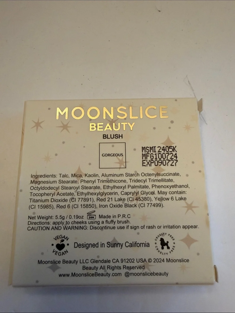 Moonslice Beauty Cream Blush in Gorgeous